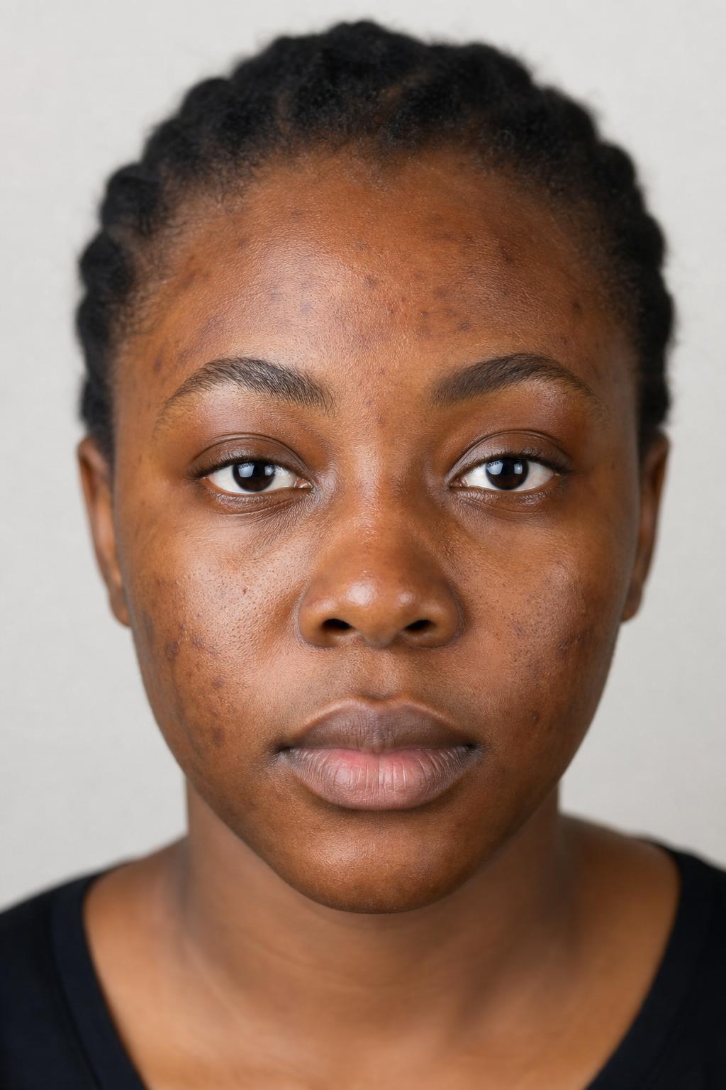 Skin before treatment